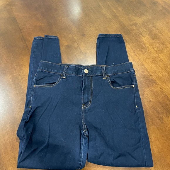 American Eagle Dark Wash High-Rise Jeggings Jeans Womens size 12 - Picture 8 of 9